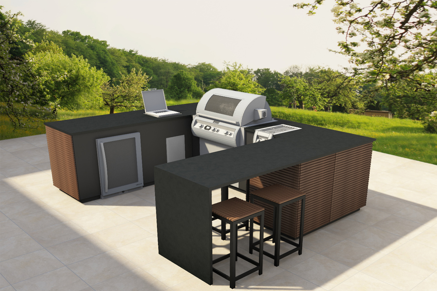 Cubic Outdoor Kitchen Fire Magic Outdoor Kitchen