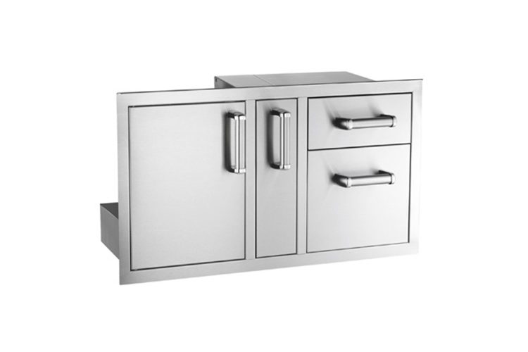 53816S access door platter storage double drawer