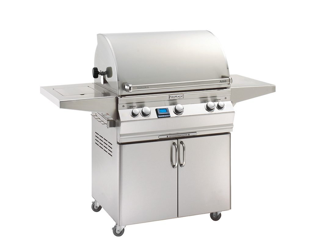 aurora a660 freestanding cart bbq