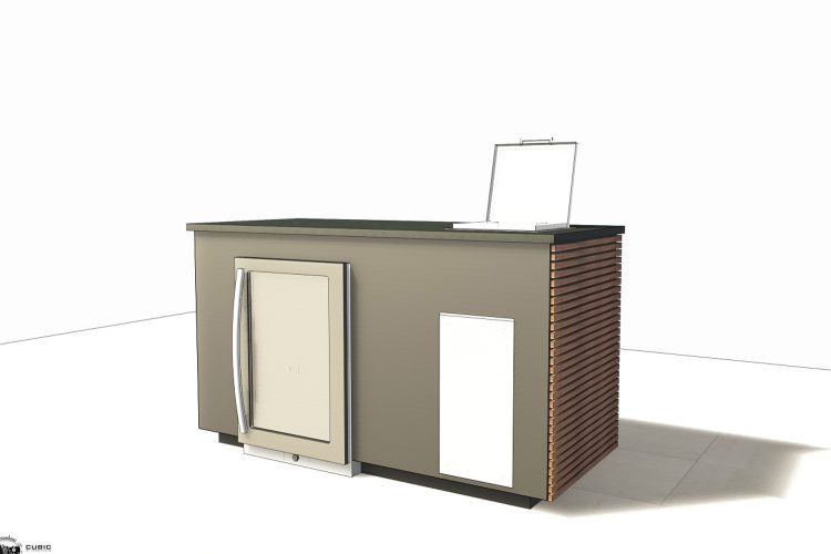 CUBIC Outdoor Fridge Unit