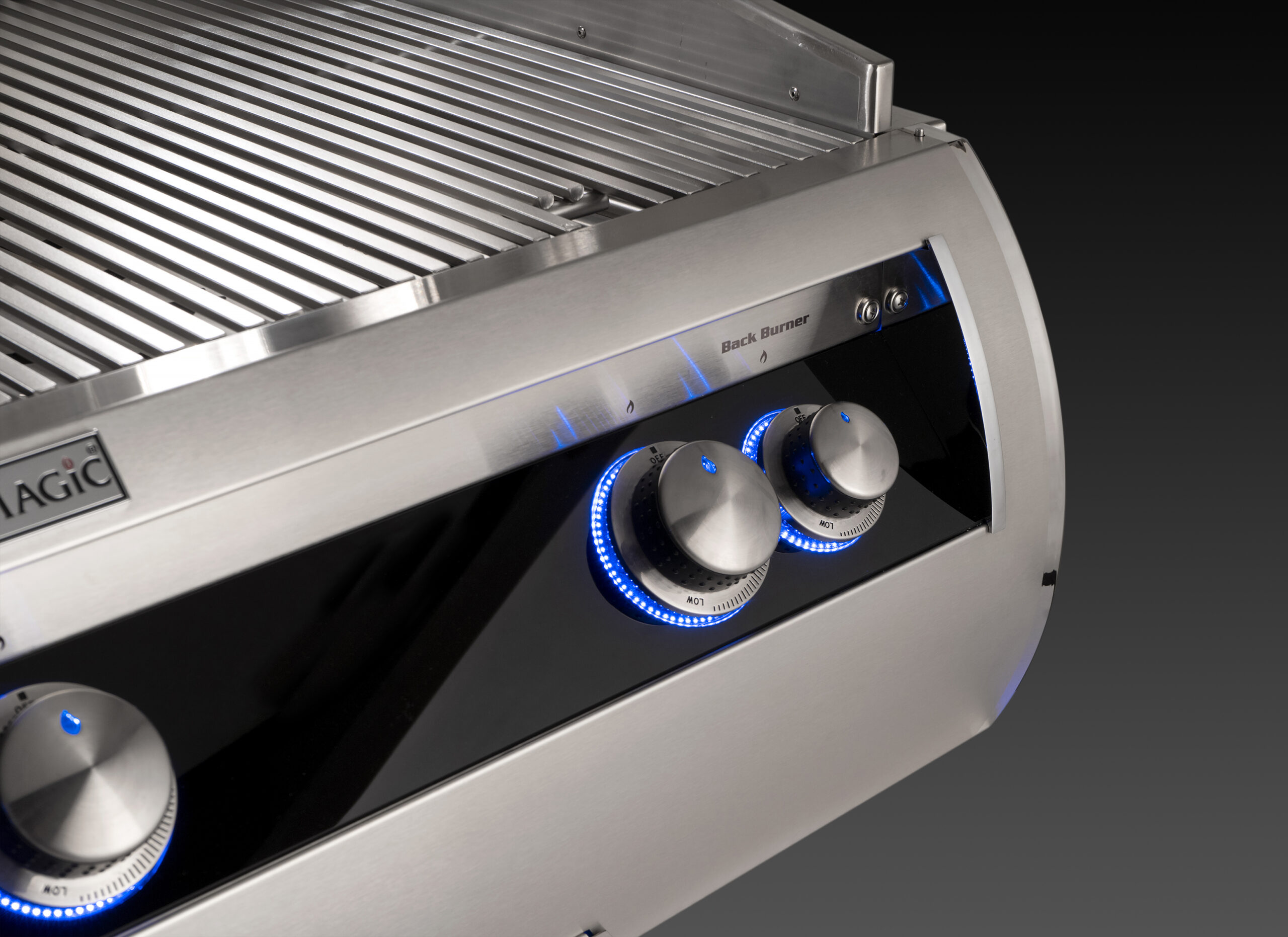 Contoured Face with Back-Lit Knobs